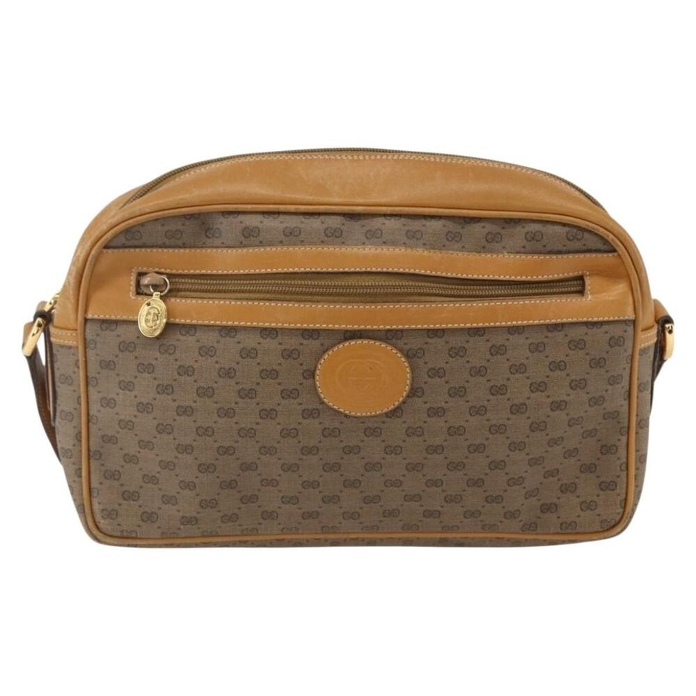 Gucci Micro GG Supreme Shoulder Bag Beige